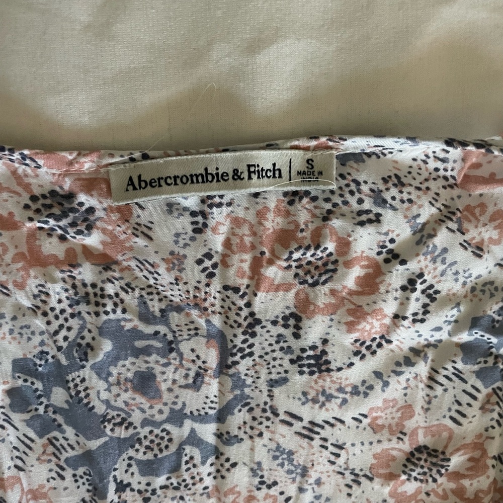 Abercrombie & Fitch Pink and Blue Floral Dress